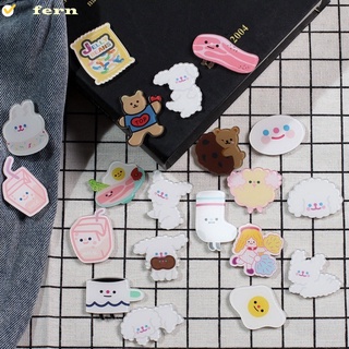 Broche coreano lindo de dibujos animados para cachorros/bolsa escolar/accesorios de ropa FERN