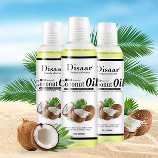 puro natural aceite de coco 100ml prensado en frío hidratante hidratante piel cuidado del cabello vivihy