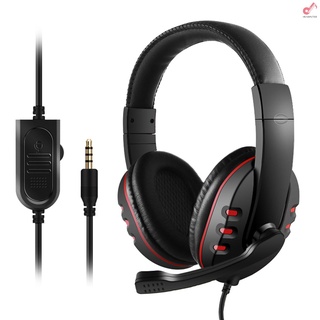 HP 3.5mm Wired Gaming Headphones Over Ear Game Headset Noise Canceling Earphone with Microphone Volume Control for PC Laptop Smart Phone