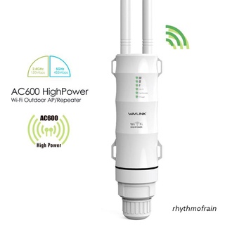 rhythmofrain ac600 wifi 2.4g 5g dual frecuencia repetidor inalámbrico de alta potencia al aire libre wifi router red señal booster