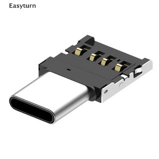 Easyturn USB-C tipo C macho a USB hembra OTG adaptador convertidor para U Disk MY