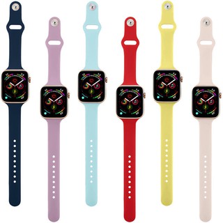 Correa para Apple Watch Slim correa de silicona pequeña correa de cintura 6/5/4/3/2/1/SE