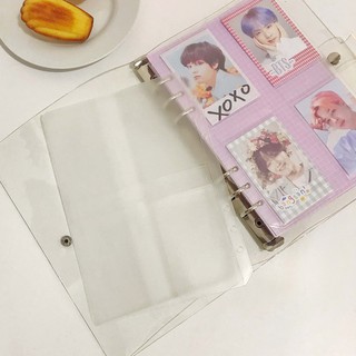 Photocard & Polaroid manga para 6 anillos A6 y A5 transparente Doff Binder (4)