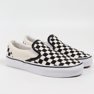 Vans Slip On Classics Checkerboard negro/blanco 100% Original