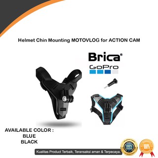 Casco barbilla montaje barbilla Motovlog Gopro Brica Action Cam