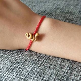 With red rope bracelet female brings a good marriage peach luck lucky bracelet pledge of love lucky fortune treasure happy peace lucky star gift