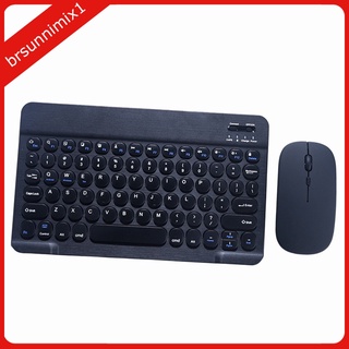 10 pulgadas bluetooth teclado ratón inalámbrico para iphone para ipad air 4 3 (1)