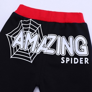 Dibujos animados bebé niños conjuntos de ropa de algodón deporte traje de niños ropa primavera Spider Man trajes 3pcs conjunto (6)