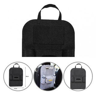 <cod> bolsa de almacenamiento de fieltro para asiento trasero de coche con soporte de pañuelos que ahorra espacio para automóviles