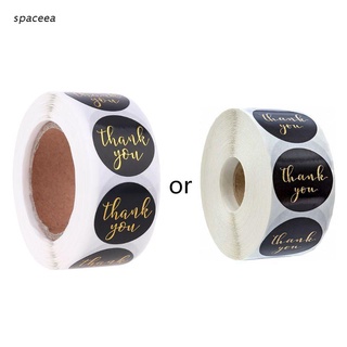 spa 500pcs Round Thank You Stickers Seal Labels Wedding Party Scrapbooking Package Stationery Sticker