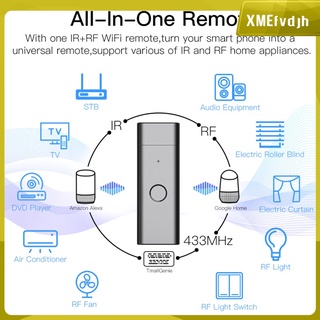 [XMEFVDJH] RF433 WiFi Universal USB IR/RF Remote Controller Bluetooth Controller for Home Appliances TV Boxes Fans Phones Phones