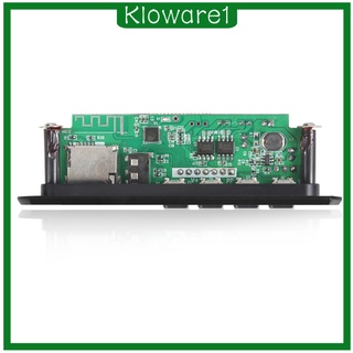 [KLOWARE1] Placa decodificadora MP3 para coche, Radio FM, Bluetooth, módulo de altavoz, soporte USB TF AUX