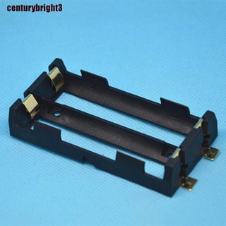[cen] 1pc para 2 x 18650 soporte de batería con pernos de bronce caja de almacenamiento de batería jcy