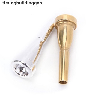 timingbuildinggen silver gold meg 3c tamaño durable metal trompeta boquilla para trompeta c trompeta tbg