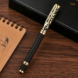 tree-Bolígrafo De Metal De Lujo Para Firma , Tinta Negra , Escritura De Negocios , Suministros De Oficina
