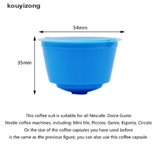 [kouyi2] 3 cápsulas de café reutilizables para dolce gusto recargables mx31