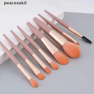 [peacesukil] 8 pzs mini brochas portátiles de maquillaje suave para sombra de ojos/herramienta de belleza [peacesukil]