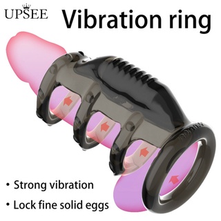 Upsee Male Soft Flexible Condom Penis Lock Delay Ejaculation Cock Ring Adult Sex Toy
