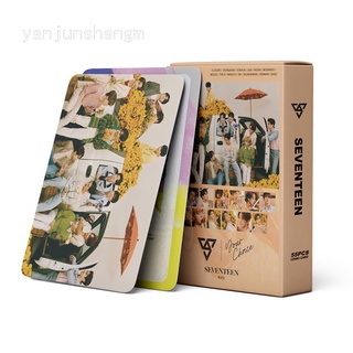 Yanjunshangm Kpop seventeen Lomo juego de tarjetas (54 unidades) Kpop seventeen semicolon álbum Photocards