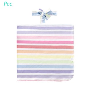 pcc 2 unids/set colorido rayas bebé recién nacido niñas niños envolver bebé manta manta diadema conjunto