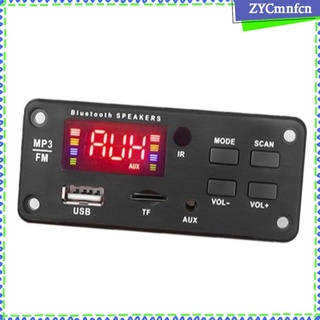 [2021 Nuevo] Bluetooth MP3 Decodificación Módulo Automático Coche USB MP3 WMA FM AUX Placa Decodificadora Soporte Radio Pantalla Remota 7-18V