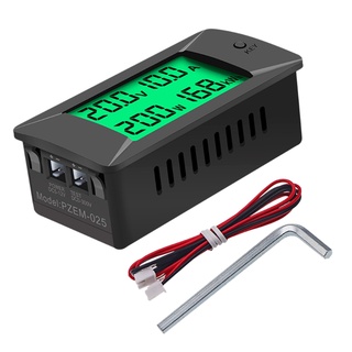 haix dc pantalla digital voltímetro coche amperímetro bidireccional potencia kwh watt medidor 300v 50a/100a/200a/300a derivación bulit-in (7)