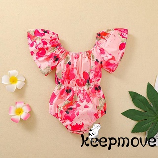 Txt-transpirable bebé niñas rosa dulce estilo verano creativo camuflaje patrón de manga corta cuello redondo mono