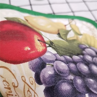 1pc 17x17cm costura algodón colorido fruta impreso coaste talbe mantel individual titular de la olla estera de cocina herramienta de hornear (6)