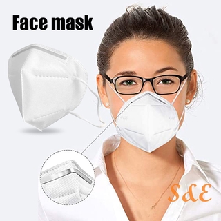 10/20/30/40/50/100 PCS Adult KN95 Mask Stereo Face Cover Disposable Face Mask for PM2.5 Anti-dust Droplets Proof