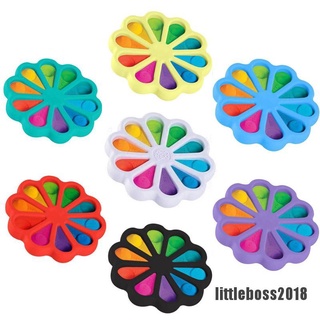 (littleboss2018) Fidget Simple Dimple juguete FlowerToys alivio del estrés de la mano ansiedad autismo juguetes