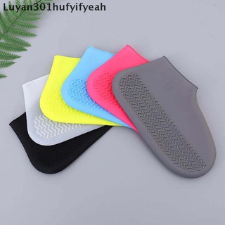 [Luyan301hufyifyeah] Waterproof Shoe Cover Silicone Material Unisex Outdoor Reusable Shoes Protectors Hot Sale