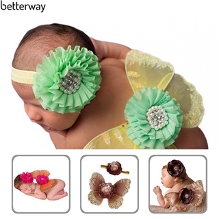 Betterway cómodo accesorios de fotografía bebé alas diadema foto disfraz Cosplay accesorios para bebés