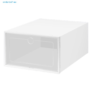 orderinf.mx Clear Storage Holder Storage Cabinet Container Multi-Purpose for Cloakroom