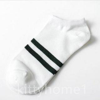 [QC] calcetines de tobillo simples para hombre y hombre, transpirables, de corte bajo, calcetines de sudor (entrega aleatoria)