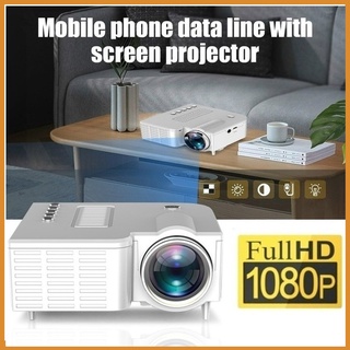 h80 multimedia led mini proyector lcd portátil full hd 1080p pc proyector av tv vga usb hdmi cine en casa teatro
