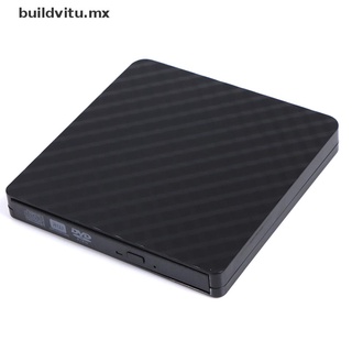 【buildvitu】 USB 3.0 External CD DVD RW Writer Slim Drive Burner Reader Player For PC Laptop [MX]