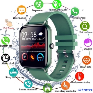 2021 Smart Watch Men Women Full Touch Blood Pressure Monitor Fitness Tracker Sport Smartwatch Watch for Android IOS Smart Clock cx