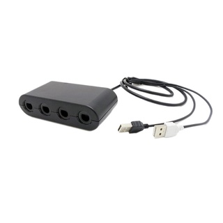 Portable Size 4 Ports For Gamecube Gc Controllers Usb Adapter Converter