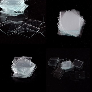 fesi 100 piezas micro cubierta de vidrio slips 18x18mm - microscopio slide covers.