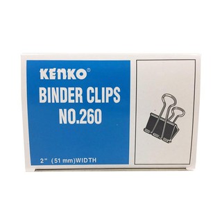 Kenko - CLIP para carpeta NO.260, Clips de papel (paquete)