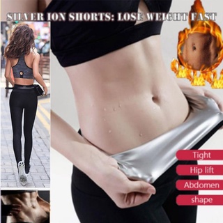 [BGK] mujer sudoración elástica cintura entrenador de barriga Control Fitness Leggings Shorts