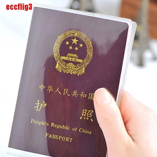 [ecg] transparente transparente pasaporte cubierta titular caso organizador tarjeta de identificación Protector de viaje (6)