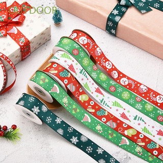 manualidades al aire libre accesorios christmasn cinta decoración de tarjeta caja de regalo envoltura grosgrain cintas 25mm 10 yardas diy bowknot impreso hecho a mano feliz navidad navidad