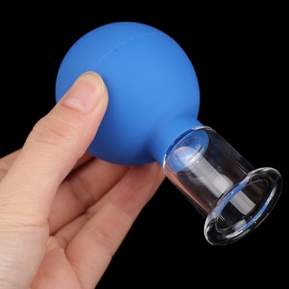 tolongtrip] tazas de vacío tazas de goma cabeza de vidrio anti celulitis masaje cara tazas puede caliente