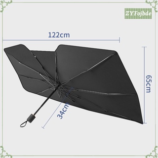 Car Windshield Sun Shade Umbrella Collapsible , Foldable Car Sunshade for Car Front Window /Auto Windshield Covers, Fit