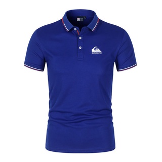 venta de quiksilver hombres casual polo camisa de golf camiseta de verano oficina de negocios solapa polos camisa de tenis camiseta tops