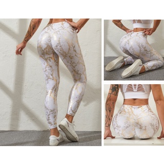 Pantalones cortos de mujer Leggings de cintura alta Patrón de piel de serpiente Pantalones de yoga Pantalones de fitness Peach Hip Peach Pants