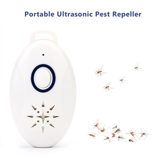 Prettyhomes Mini repelente de plagas ultrasónico portátil/repelente electrónico de mosquitos