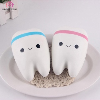 0928~ Cute Teeth Squishy Phone Charms Super Soft PU Slow Rising Ballchain Kid Toy