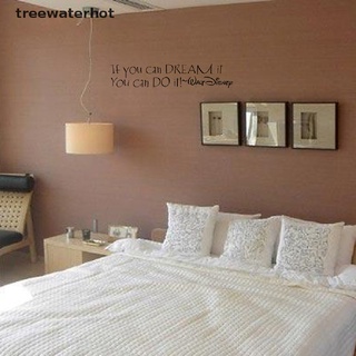 [treewaterhot] si puedes soñarlo puedes hacerlo inspirador citas pegatinas de pared decoración del hogar decoración mural pegatinas de pared para habitaciones niños mx